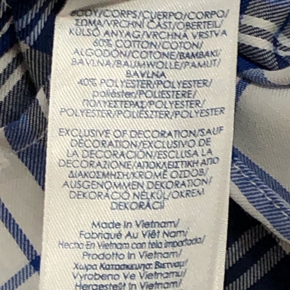 Men’s NWT Chaps Long Sleeve Plaid Twill Shirt - Picture 6 of 8